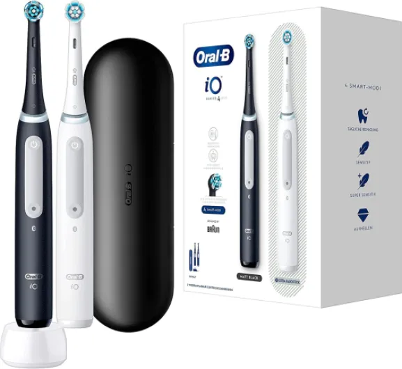 Oral-B iO Series 4 Duo Matt Black/Quite White