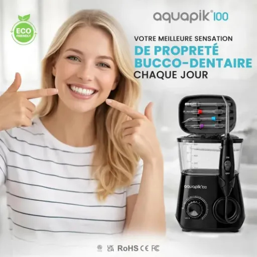 Test Aquapik100 Boston Tech : un hydropulseur simple, puissant et sans chichi