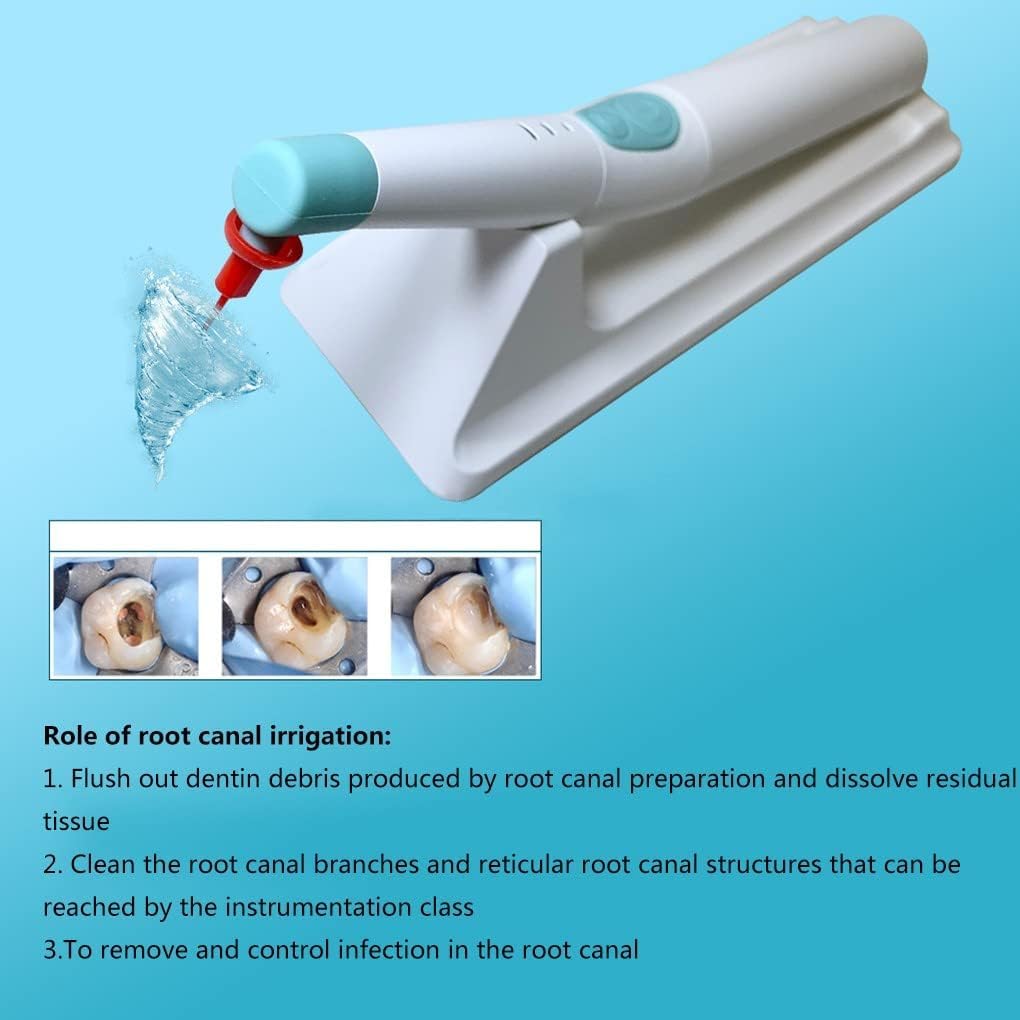 Endo Irrigateur dentaire professionnel avec 120 embouts pour le nettoyage du canal radiculaire et l'irrigation des dents, équipement portable pour la maison et la clinique