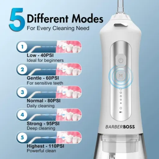 Test BarberBoss QR-7024 : l’hydropulseur pas cher qui fait le job (avec quelques limites)