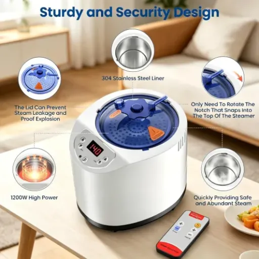 Test générateur de vapeur 1200 W Fivetry : le petit sauna maison qui fait le job sans casser la salle de bain