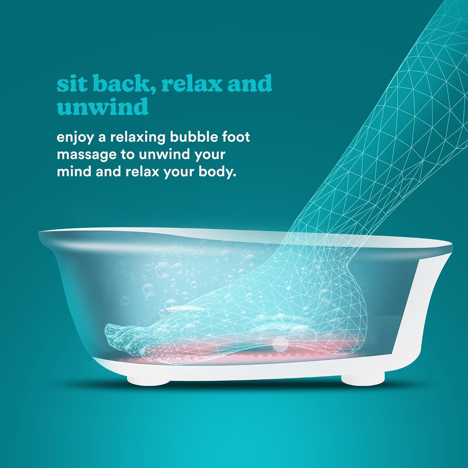 Deluxe Foot Spa Bain à Remous, Massage des Pieds Spa de luxe pour pieds