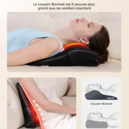 Test Boriwat Masseur Dos et Cervicales R7 : le coussin qui fait (presque) kiné sur le canapé