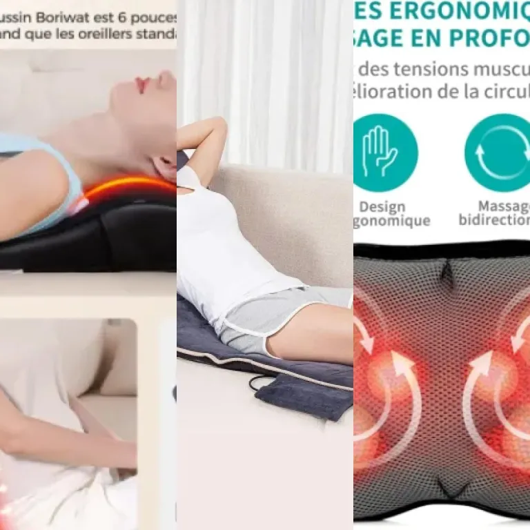 Guide d'achat : les 5 meilleurs coussins de massage shiatsu chauffants (2026)