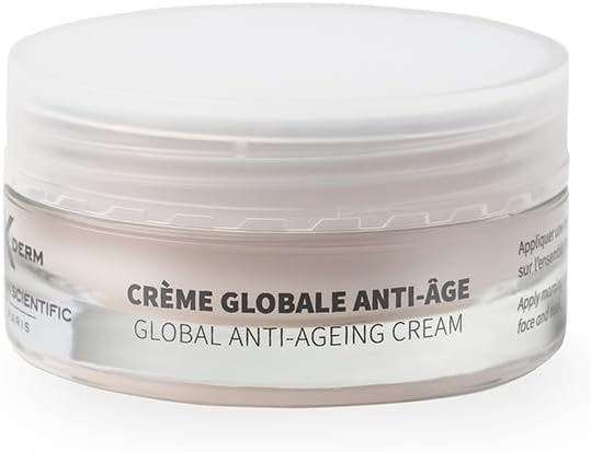 K'Derm Scientific - Crème Globale Anti-Age - Soin Anti-Age à la Kappa-Elastine - Crème Anti-Rides Jour/Nuit - Soin du Visage - Pot - 50 ml