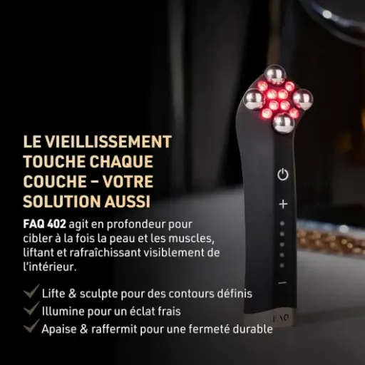 Avis FAQ 402 Appareil Lifting Visage : le microcourant maison qui vise un vrai effet sculptant