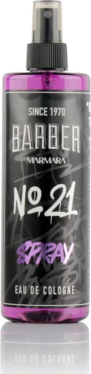 No.21 Eau de Cologne Vaporisateur Homme GRAFITTI 1x 400ml - après-rasage - hommes après-rasage - Parfums pour hommes Barber - Spray corporel - barbier - coiffeur Kolonya - parfums