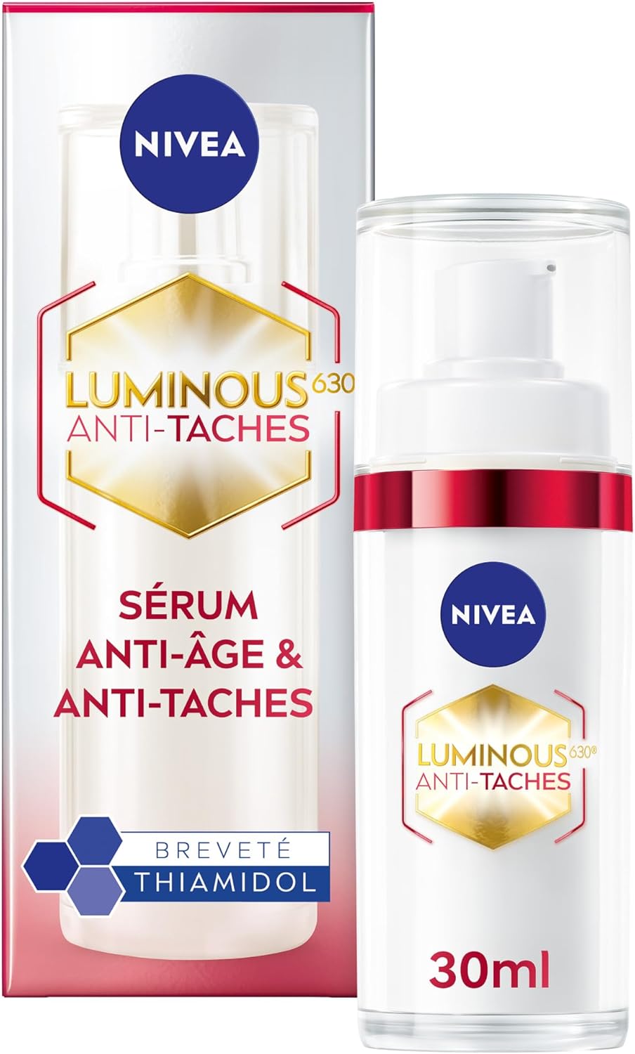 Luminous 630 Sérum Anti-Âge & Anti Taches (1 x 30 ml), Sérum visage lissant et hydratant, Soin visage anti-âge au Thiamidol & Acide Hyaluronique