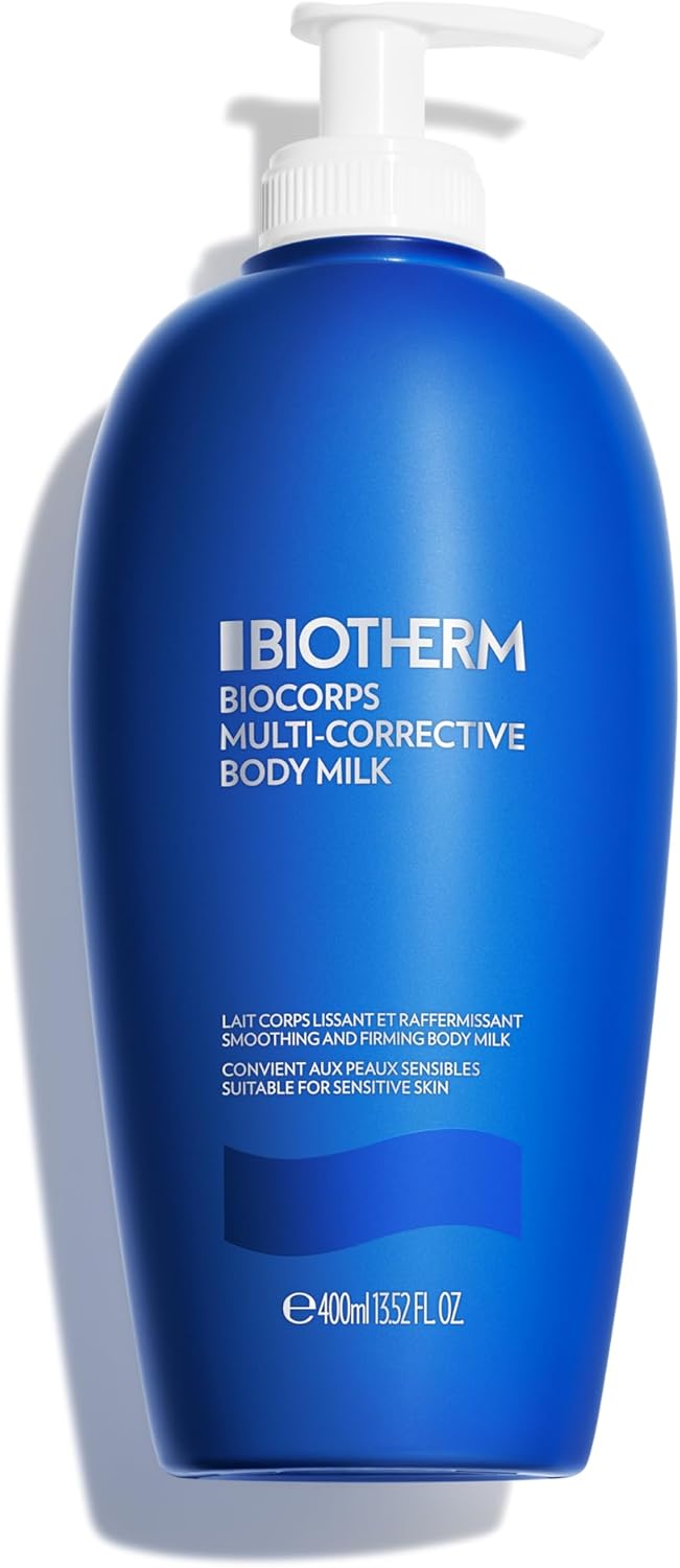 BIOTHERM - Lait Corporel Life Plankton - Lait Corps Multi-Correction - Lisse & Raffermit - Restaure la Barrière Cutanée - Enrichi en Plancton de Vie & Beurre de Karité - Tous Types de Peau - 400 ml
