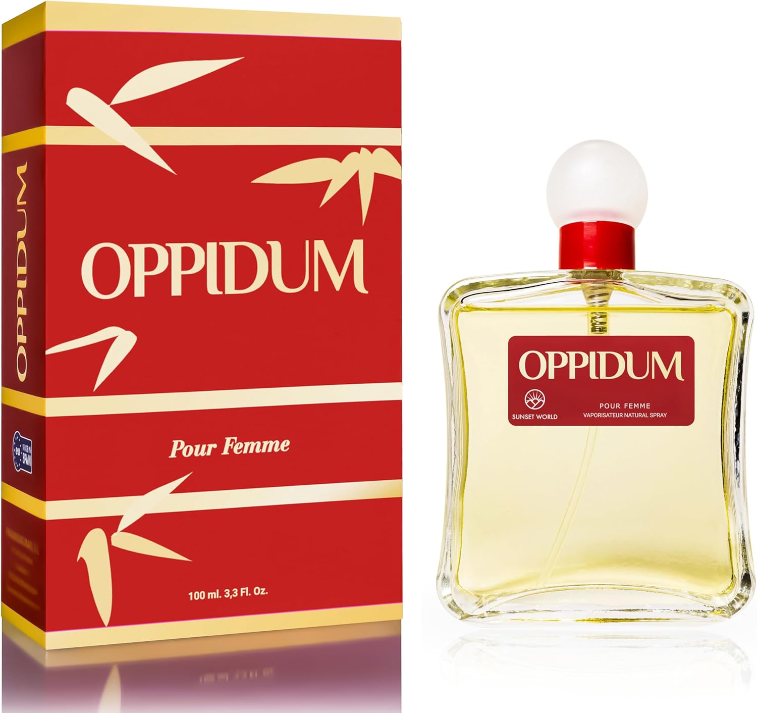 Oppidum Eau De Cologne Intense 100 ml - Compatibles et Inspirés par Opium, Parfum Pheromone pour Femme, Parfum Generique Femme Оріum