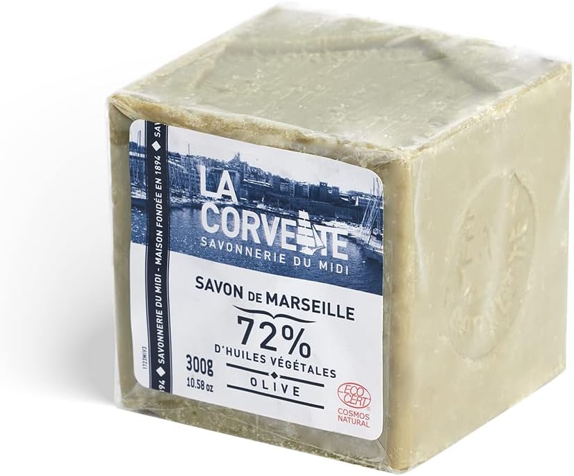Cube de Savon de Marseille Olive Ecocert Film 300 g