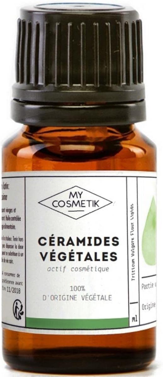 Céramides végétales - Actif cosmétique 100% d'origine végétale - Protège, hydrate et renforce la fibre capillaire - Qualité cosmétique - 5 ml