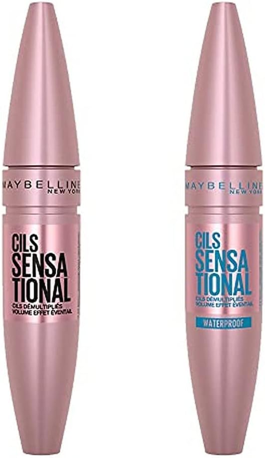 New York Lot de 2 - Mascara Volume Recourbant - Cils Sensational & Cils Sensational Waterproof - Teintes: noir