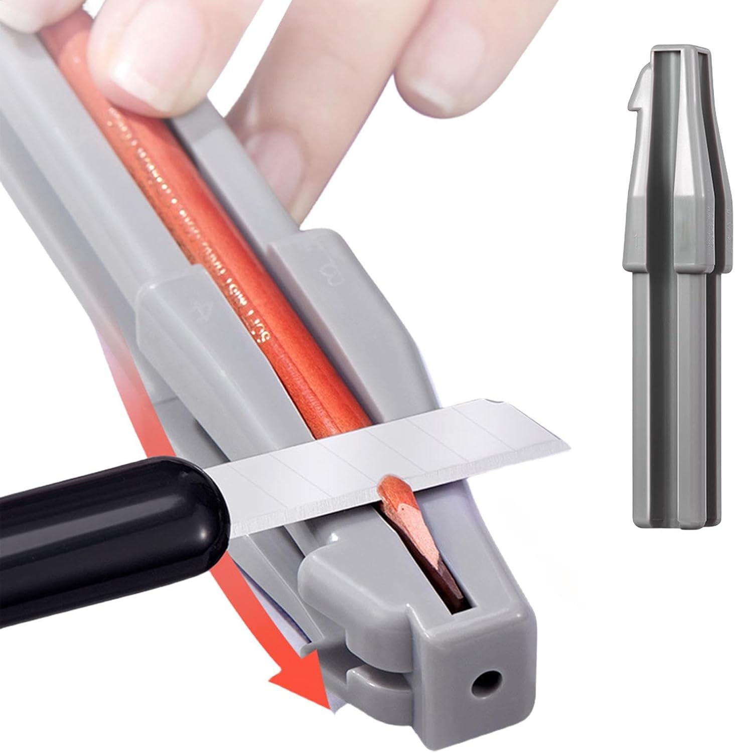 Taille-crayon cosmétique – Taille-crayon à sourcils léger - Taille-crayon innovant - Taille-crayon à sourcils adapté pour les femmes, les filles, cadeau d'anniversaire