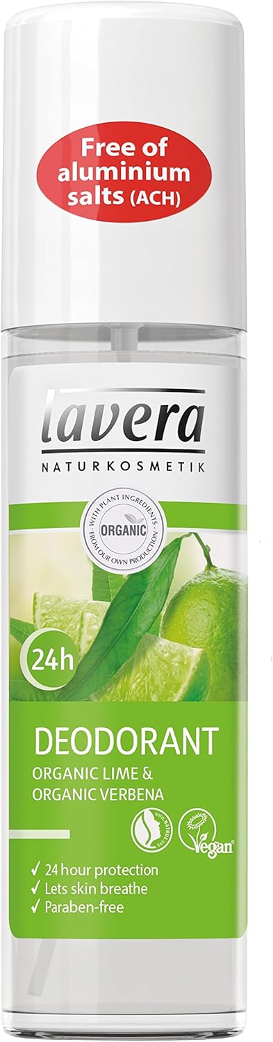 Déodorant frais 24h - Verveine bio et citron vert - Vegan - Soin de la peau bio - Cosmétique naturel et innovant - 75 ml