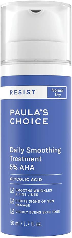 Paula's Choice RESIST Anti-Aging 5% AHA Exfoliant - Peeling Visage qui Minimise les Rides, Ridules et Taches Brunes - avec Acide Glycolique & Salicylique - Peaux Normales à Sèches - 50 ml