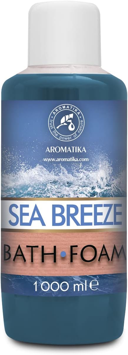 Mousse de Bain Brise Marine 1000ml - Soin du Corps - Bon Sommeil - Beauté - Bain - Soin du Corps - Bien-Etre - Détente - Aromathérapie - Bains Moussants - Bath foam Sea Breeze