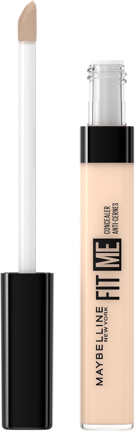 New York - Anti-cernes Liquide Ton Sur Ton Fit Me Matte & Poreless - Tous Types de Peaux - Teinte : Nude (08) - 6,8 ml