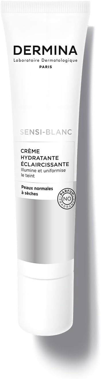 Crème Hydratante Eclaircissante - 40ml, Crème hydratante visage - Complexe Hydratant, Apaisant et Affinant - Soin Skincare Anti-Âge - Pour les peaux fatiguées