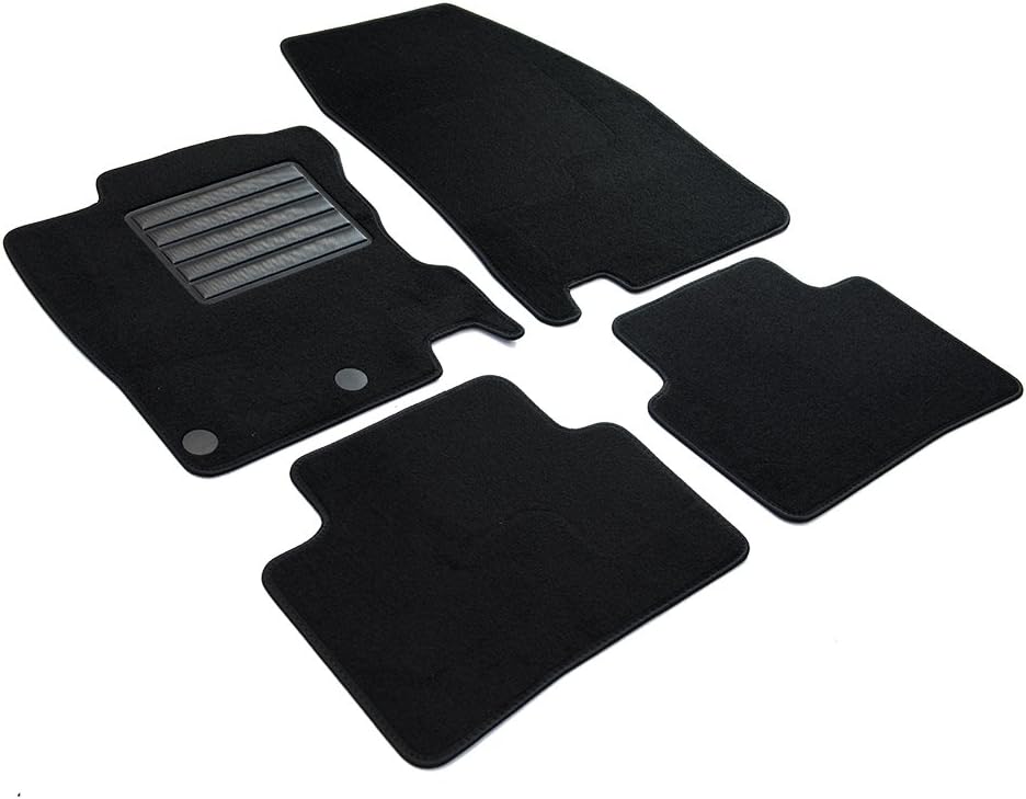 SP-4445 Tapis sur Mesure en Velour pour Nissan Qashqai II 02.2014>05.2021, black