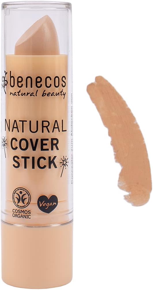 Benecos - natural beauty Bio Cosmétiques - Bâton de Protection - Haute Couverture - sans Talc - Végétalien - Beige