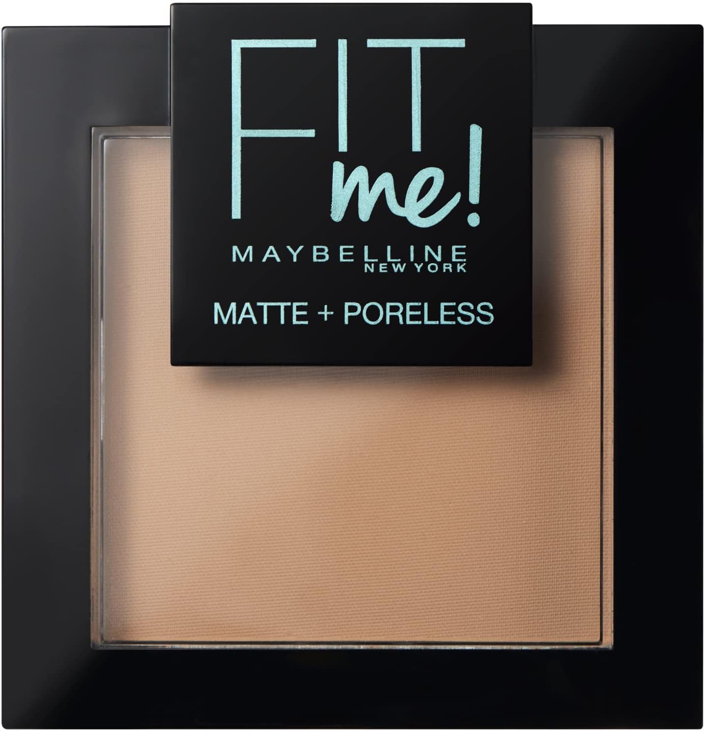 New York - Poudre Compacte Fit Me Matte & Poreless - Peaux normales à grasses - 250 Beige Ensoleillé - 9 g