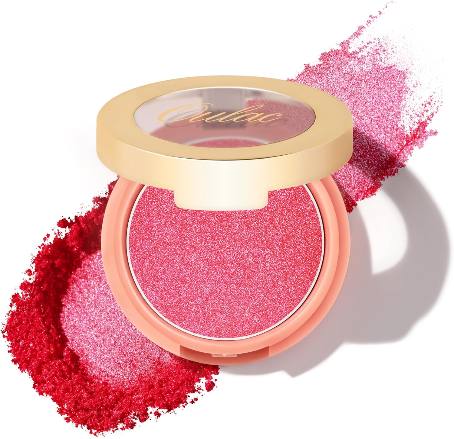 F11 F11 Poudre de blush en poudre douce et soyeuse, très pigmentée, durable, cosmétique végétalienne sans cruauté envers les animaux, cosmétique pour les yeux, 4,8 g, F11 Heat On