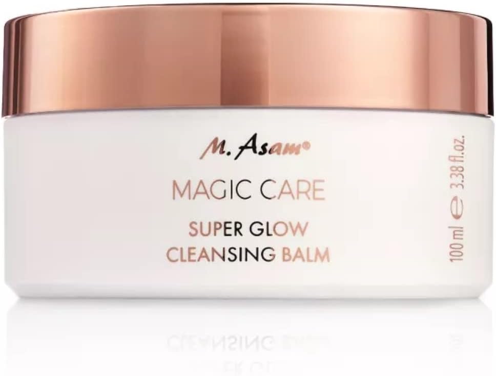 M - Asam MAGIC CARE Baume nettoyant Super Glow (100 ml) – Baume nettoyant fondant pour un visage parfaitement propre, nettoie rapidement et en profondeur & sans résidus, laisse la peau souple et douce