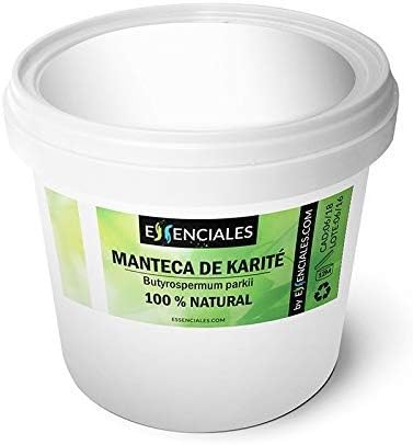 Essenciales - Huile végétale de Beurre de karité (Butyrospermum parkii), 500 gr - 100% Pure et Naturel - 1ère Pression à froid