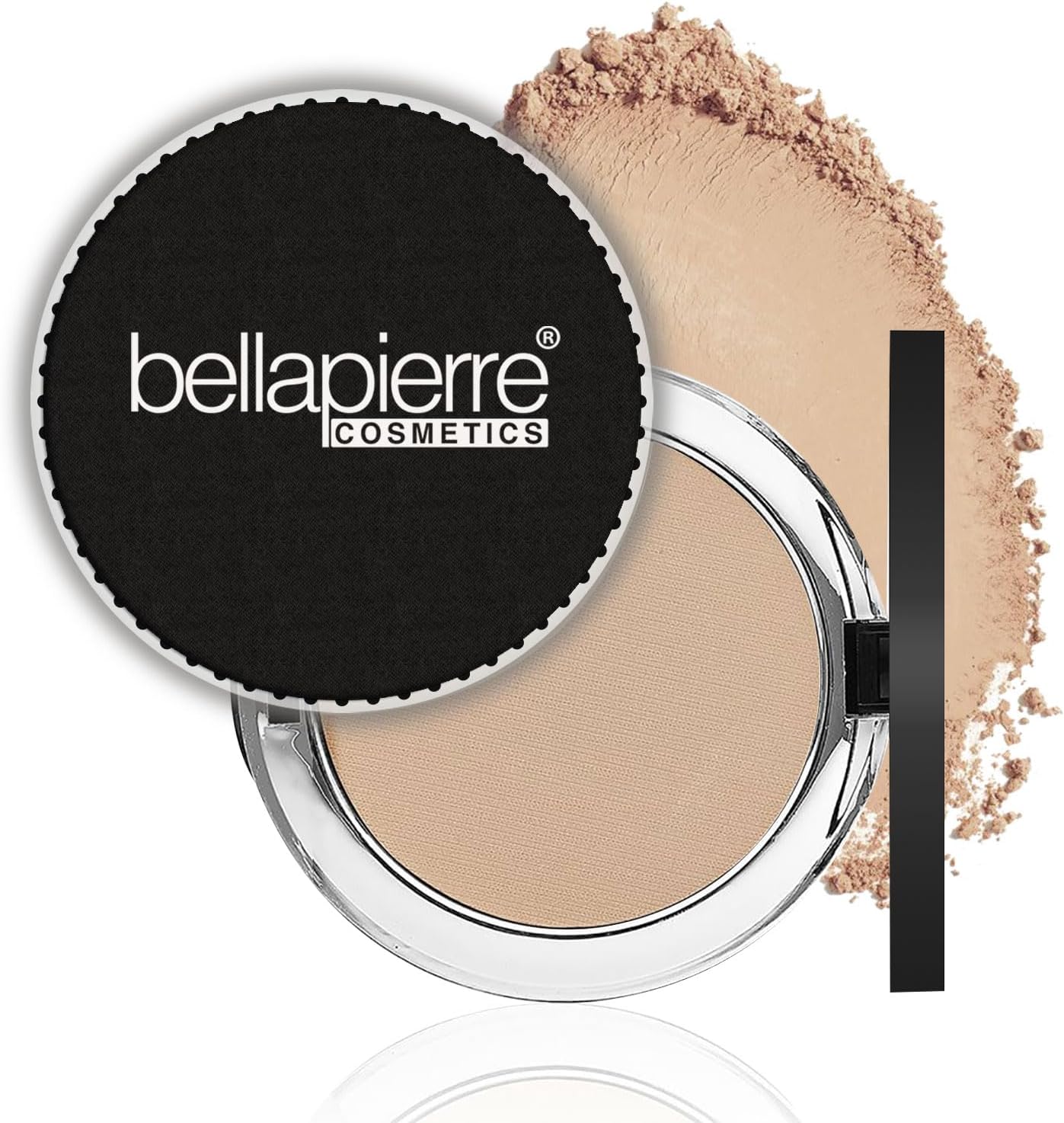 Bellapierre Compact Mineral Foundation – Fond de teint mineral compact SPF 15 - Vegan & Cruelty-Free - Hypoallergénique - Couvrance totale - 10 Grammes - Cinnamon