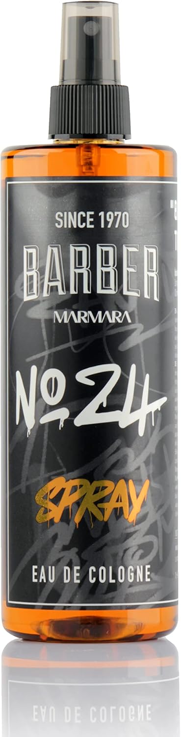 No.24 Eau de Cologne Vaporisateur Homme GRAFITTI 1x 400ml, après-rasage, hommes après-rasage, Parfums pour hommes, Spray corporel - barbier - coiffeur Kolonya, parfums