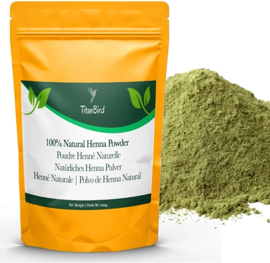 500g Henné en Poudre, Naturel - Jolie Reflet Roux Cuivré - Coloration Cheveux - Origine : Montagnes de l'Atlas - 100% Naturel, Pur et Sans Additifs,Poudre Fine de Qualité Supérieure
