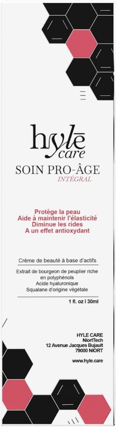 Soin Pro-Âge - Acide Hyaluronique, Squalane et Bourgeons de Peuplier - Réduit les rides et hydrate