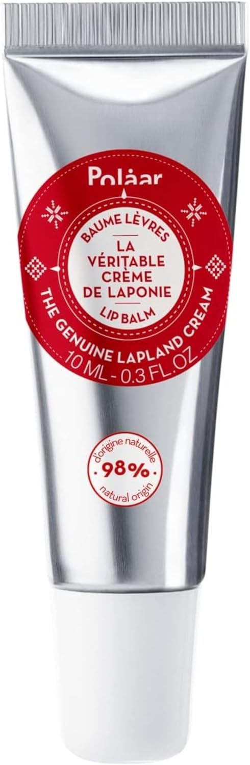 Polåar - Baume Lèvres Nourrissant La Véritable Crème de Laponie - Baies Arctiques & Beurre de Karité - Répare, Protège - Baume transparent 98% Naturel, Made in France - 10 ml