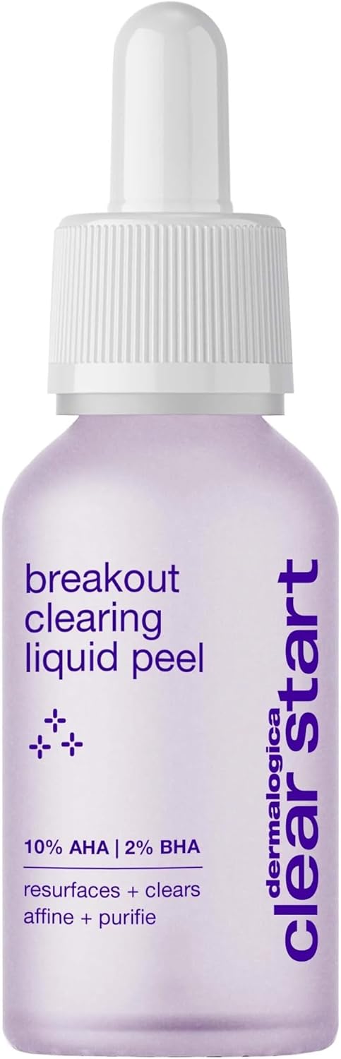 Clear Start Breakout Clearing Liquid Peel (10% de AHA et 2% de BHA) 30ml - Peeling anti-imperfections peaux jeunes - Régule l’excès de sébum et estompe l’apparence des cicatrices.