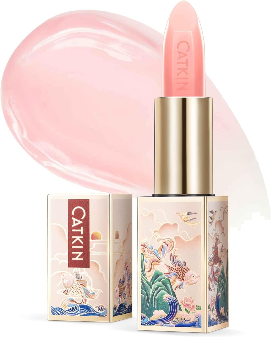 Baume a Levre Hydratant Teinté, Réparateur, Apaise & Protège, Enrichi en Panthénol & Lipides, Pour Lèvres Gercées & Abîmées, Soin des lèvres Hydratation Longue durée Pendant 24H, 3.2g