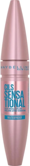 Maybelline New York - Mascara Volume Waterproof - Cils Sensational - Noir - 9,4 ml