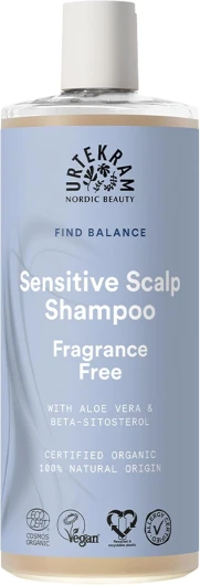 Shampooing Sans Parfum – Soin Cuir Chevelu Sensible – 500ml – Bio & Vegan à l’Aloe Vera – Hypoallergénique, Certifié, Hydratation Douce