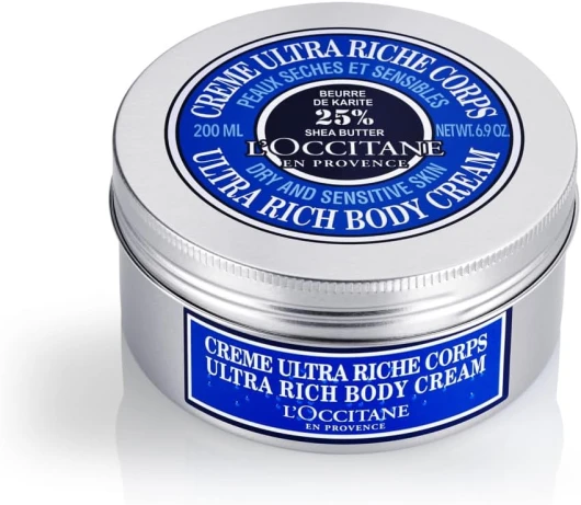 L'OCCITANE - Crème Ultra Riche Corps Karité - 50 ml - Peaux sèches et sensibles - Fabriqué en France