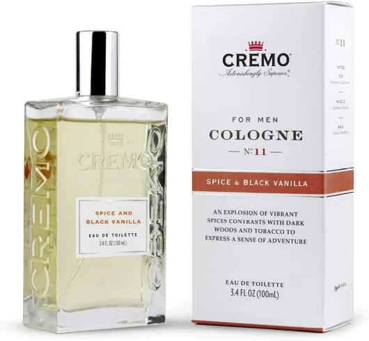 Eau de Toilette pour Homme 100ml Épices & Vanille Noire - Parfum épicé - Cadeau pour Homme
