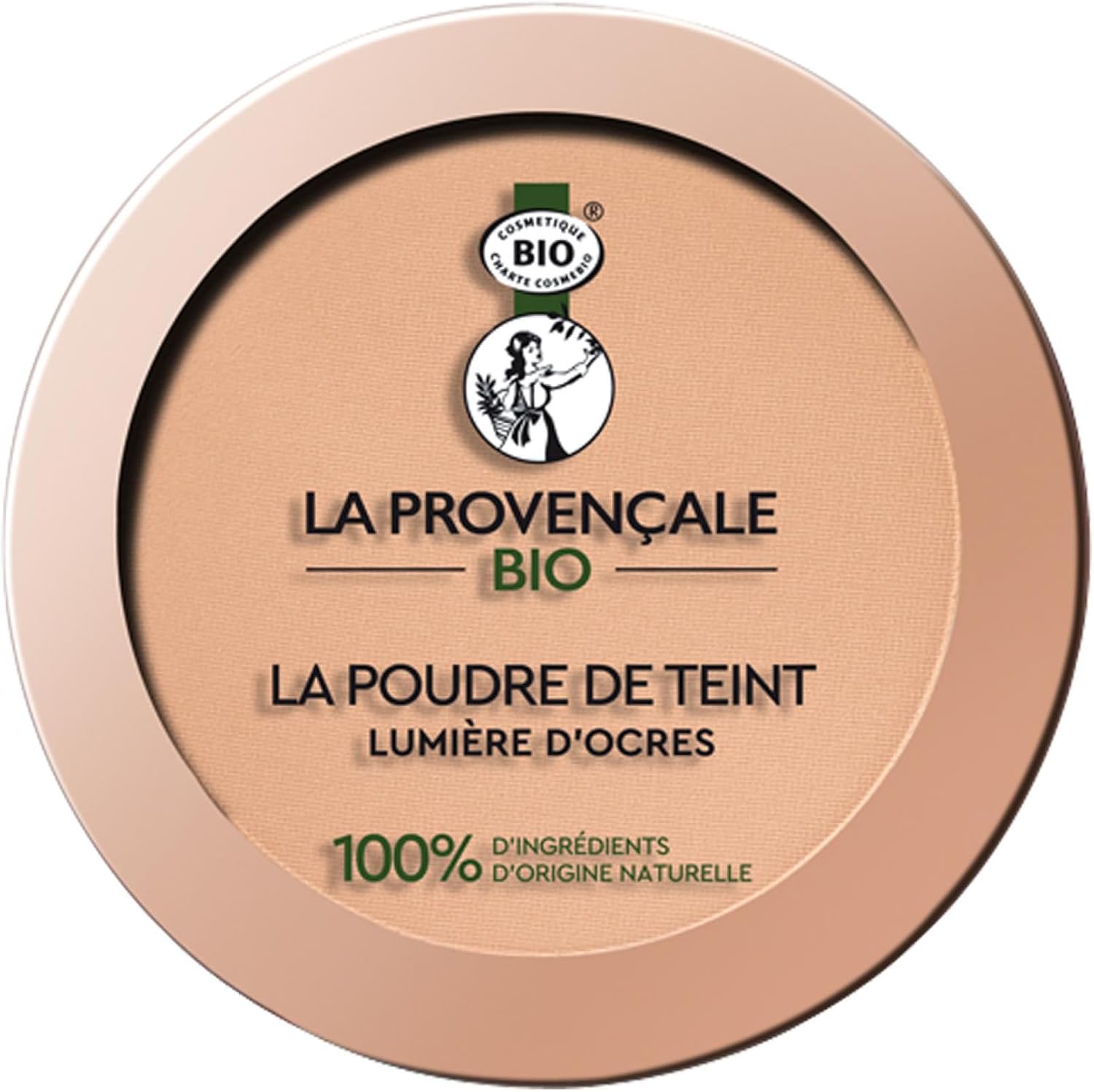 Bio - La Poudre de Teint Lumière d'Ocres Certifiée Bio - 100% Ingrédients d'Origine Naturelle - Pour Tous Types de Peaux - Teinte : Moyen (02) - 8 g