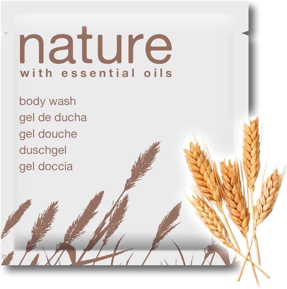 GPQ – Gel douche hotel - Hôtel - 400 unités x 8 Gr - - Commodités de l'hôtel - Aux huiles essentielles, sans paraben - Gîte Rural, Appartement, Croisière, B&B - Fabriqué en Espagne (Gel Douche)