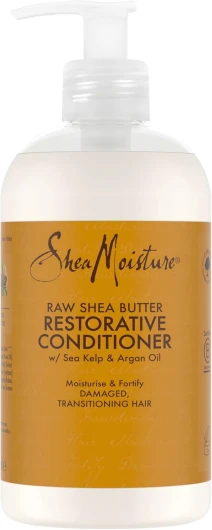 SheaMoisture Après-shampooing Réparateur pour cheveux abîmés Beurre de Karité Brut sans silicones ni sulfates 384 ml 384 ml (Lot de 1)