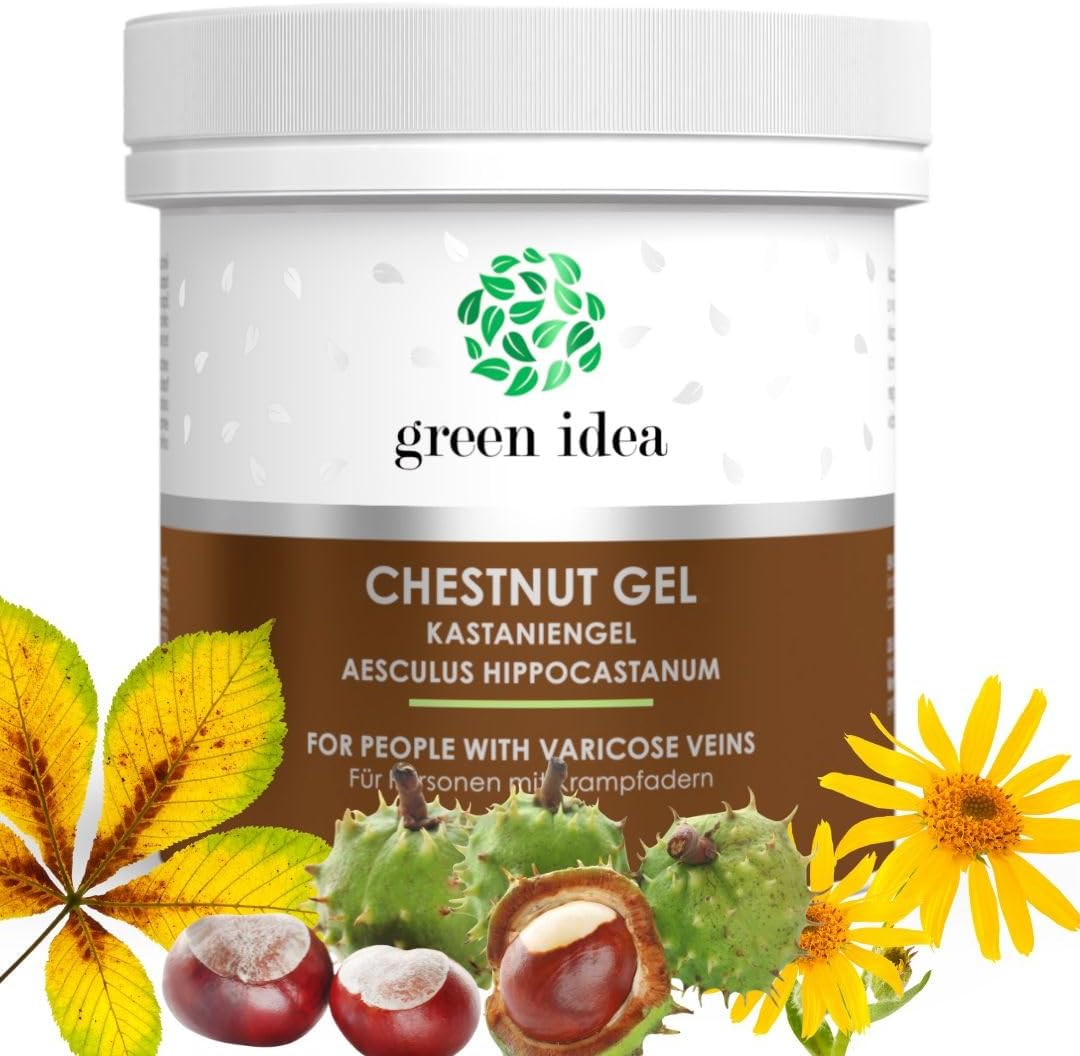 Gel de massage au marron d'inde et arnica contre les varices - Varices Traitement - varices et héméroides - veines saines - Améliore La Circulation Sanguine - Soulage Rapidement