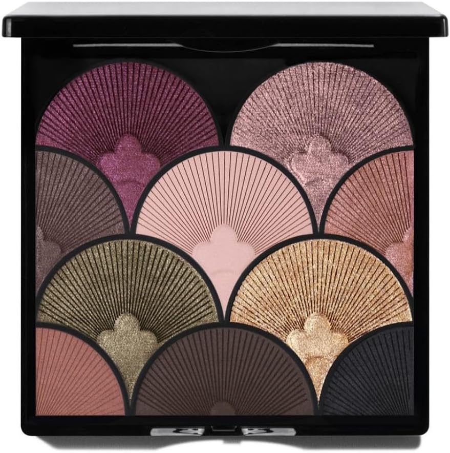 T - LeClerc Palette de fard à paupières - Palette maquillage yeux 10 couleurs chaudes et intenses - Nuit étoilée - Testée Sous Contrôle Dermatologique - Made in France