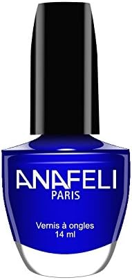 Ana Paris - Vernis à ongles Collection NACRÉ Manucure française 14 ml - (n°44 Bleu électrique)