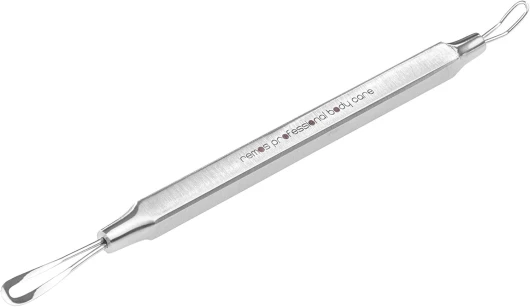 REMOS Tire comédons/enlève-boutons avec 2 boucles, acier inoxydable, 10 cm
