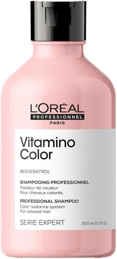 L'Oréal Professionnel, Shampoing Fixateur de couleur, Cheveux Colorés & Méchés en Manque d'Éclat, Anti Oxydant, Prolonge & Sublime la Couleur, Douceur & Brillance, Vitamino Color, Serie Expert, 300ml Shampoing - 300 ml