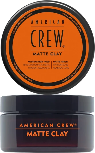 Matte Clay, Cire Cheveux Homme à l'Argile (85 g), Fixation Moyenne à Forte & Fini Mat et Soyeux, Tous Types de Cheveux, Formule Professionnelle, Sans Parfum
