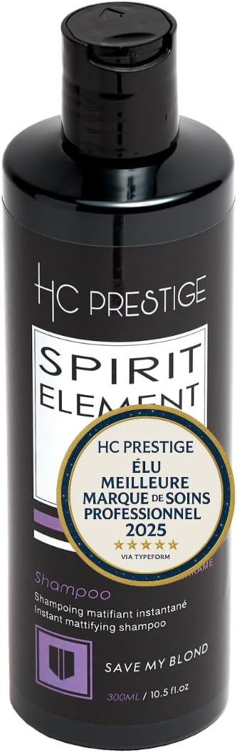 Shampoing Violet Anti-Jaunissement Cheveux Blonds & Méchés – 96% Naturel, Sans Silicone, Professionnel, Hydratant & Réparateur – Made in France – 300ml Blond Shampoing